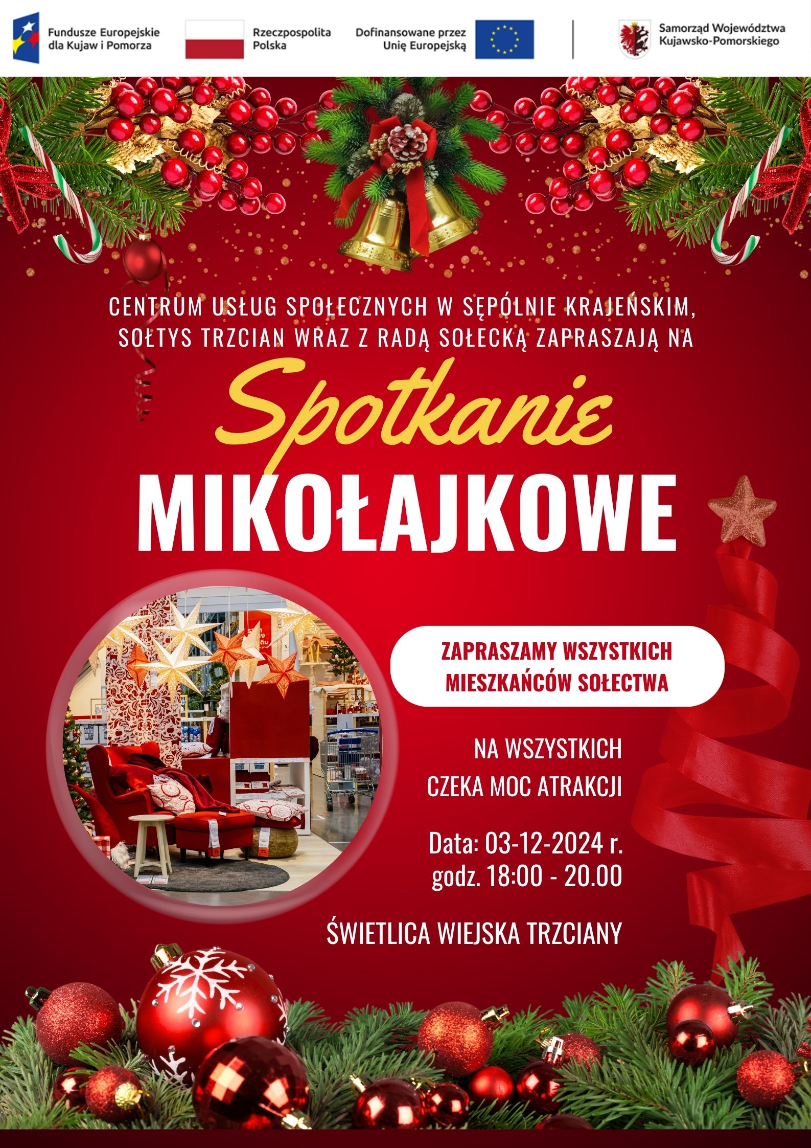 Fundusze Europejskie dla Kujaw i Pomorza, Rzeczpospolita Polska, Dofinansowano przez unię Europejską, Samorząd Województwa Kujawsko-Pomorskiego 